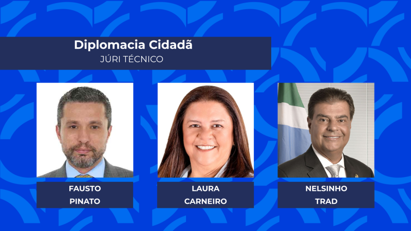 Parlamentares destaque na área de Diplomacia Cidadã por análise do júri técnico do Prêmio Congresso em Foco 2025.