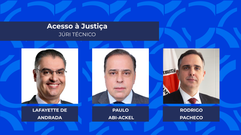 Parlamentares destaque na área de Acesso à Justiça por análise do júri técnico do Prêmio Congresso em Foco 2025.