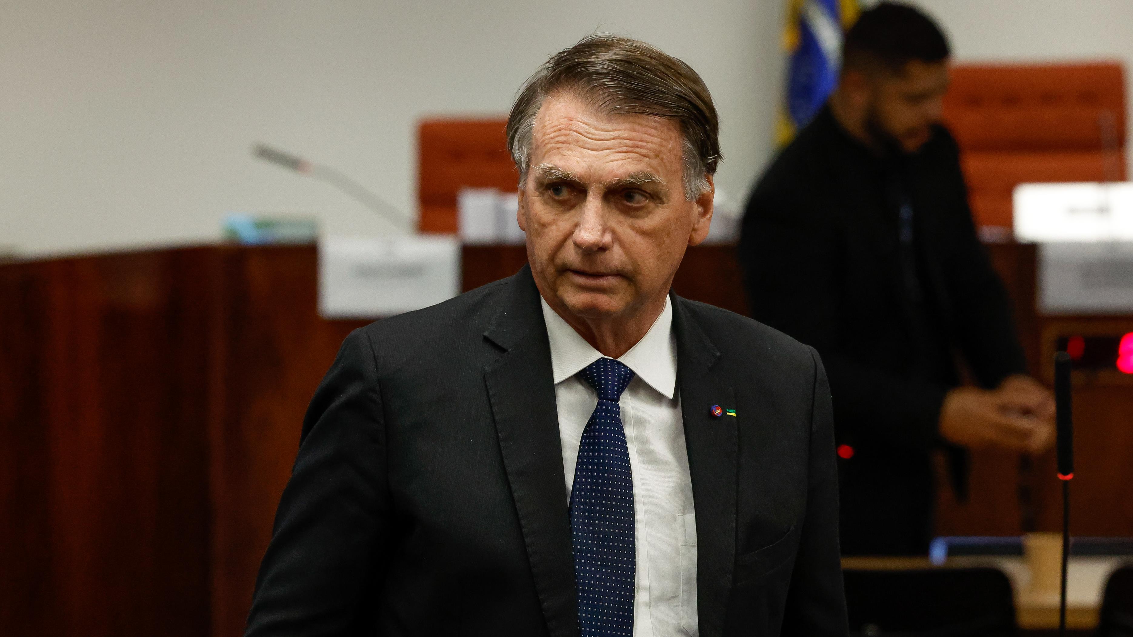 Ex-presidente Jair Bolsonaro é um dos julgados. 