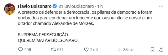 Flávio chama Moraes de ditador.