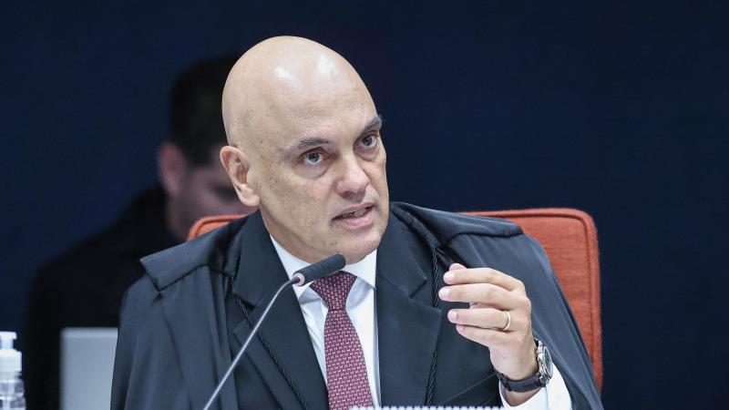 Moraes foi relator do processo que condenou Bolsonaro a 27 anos de prisão.