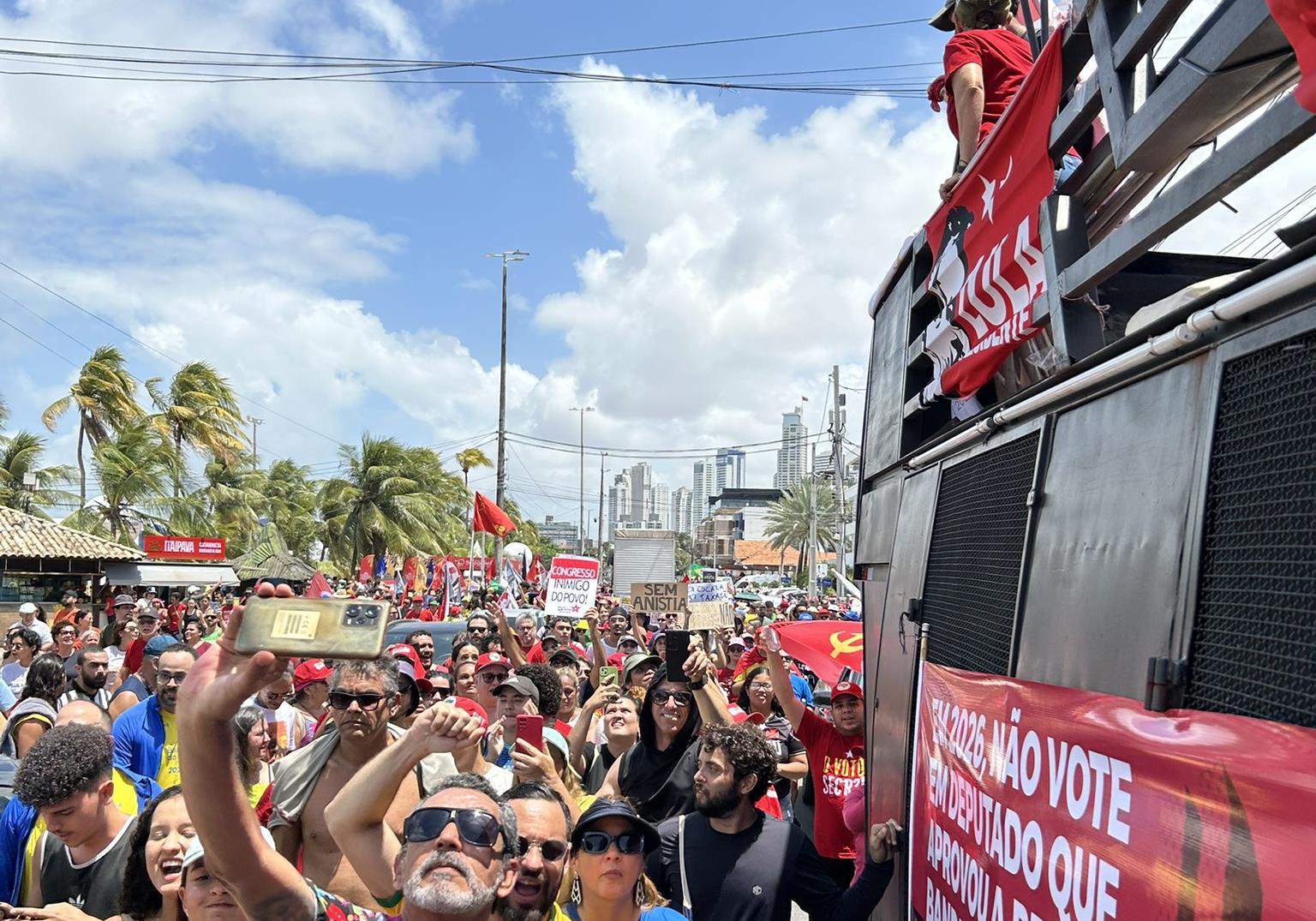 Ato em João Pessoa - PB.