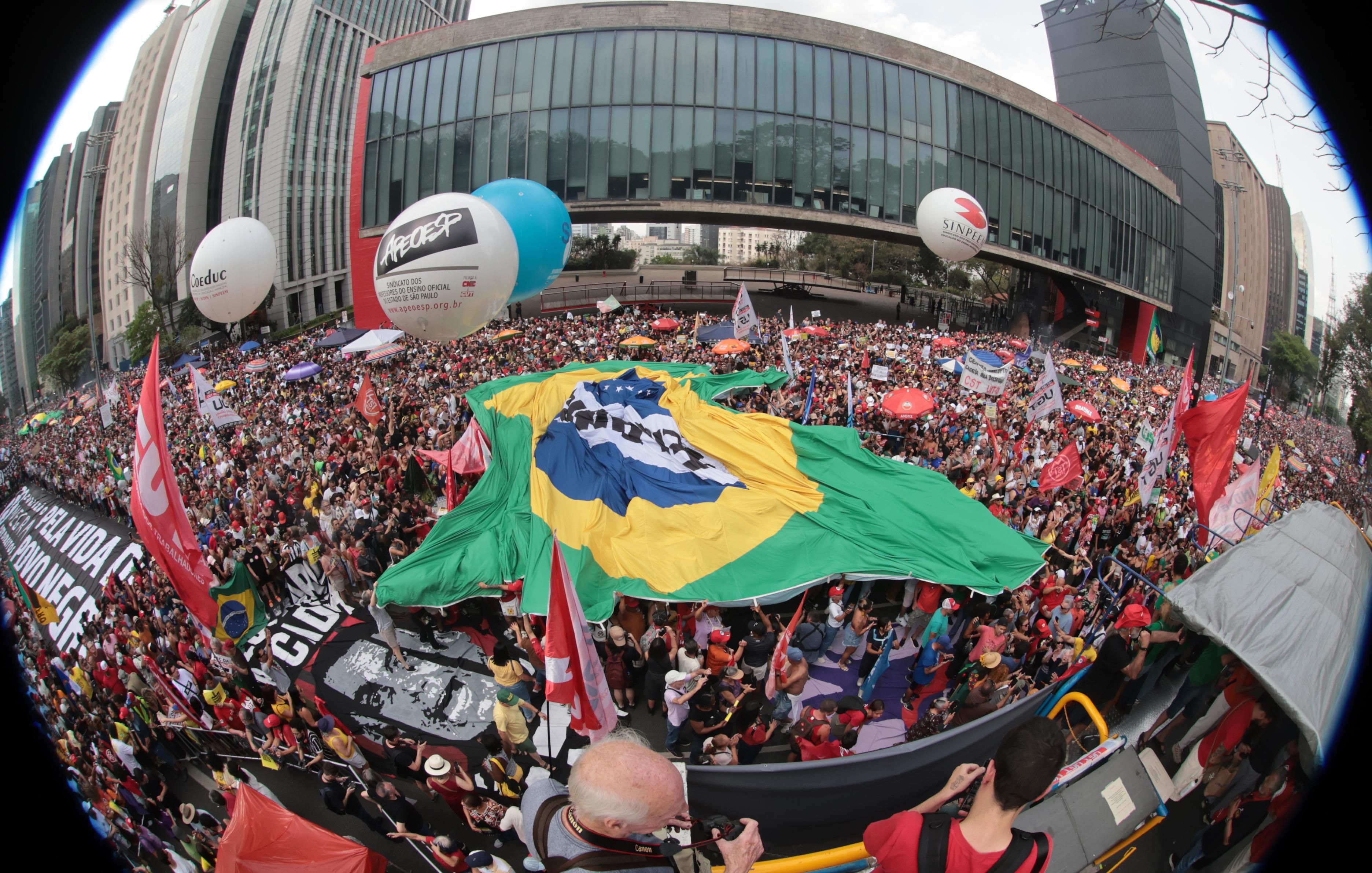 Ato em São Paulo - SP.