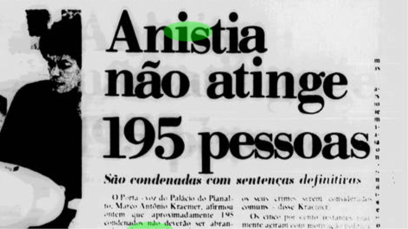 Projeto de 1979 deixou de fora os condenados por crimes violentos.