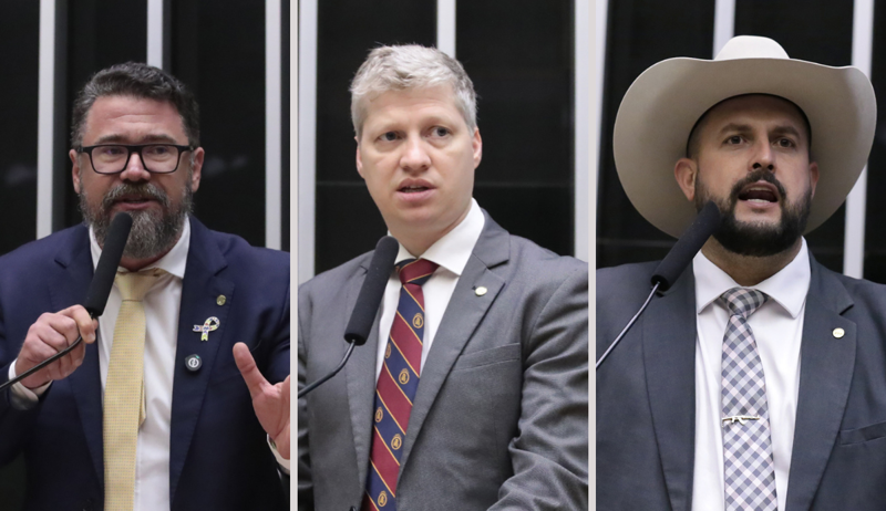 Os três deputados são acusados de violar o Código de Ética Parlamentar durante a ocupação do Plenário em agosto.