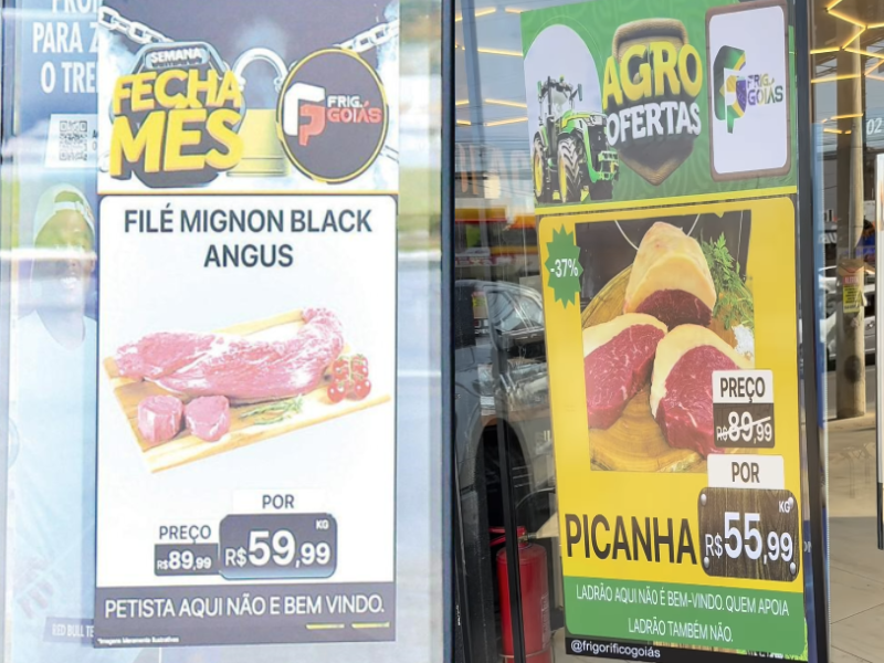 Comparação entre os cartazes.