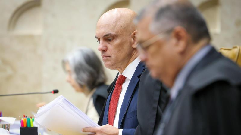 Moraes é relator do processo que condenou Bolsonaro.