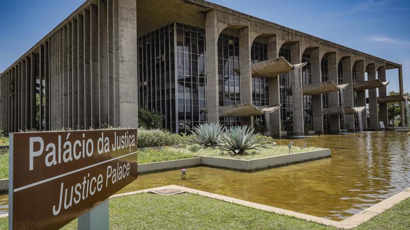 Prédio do Palácio da Justiça, na Esplanada dos Ministérios em Brasília.