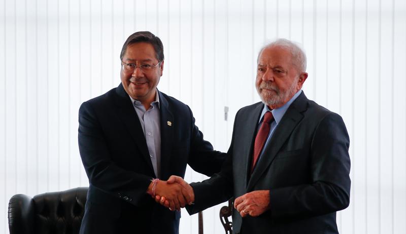 Lula vai se reunir novamente com o presidente da Bolívia, Luis Arce, nesta segunda-feira, em Imperatriz.