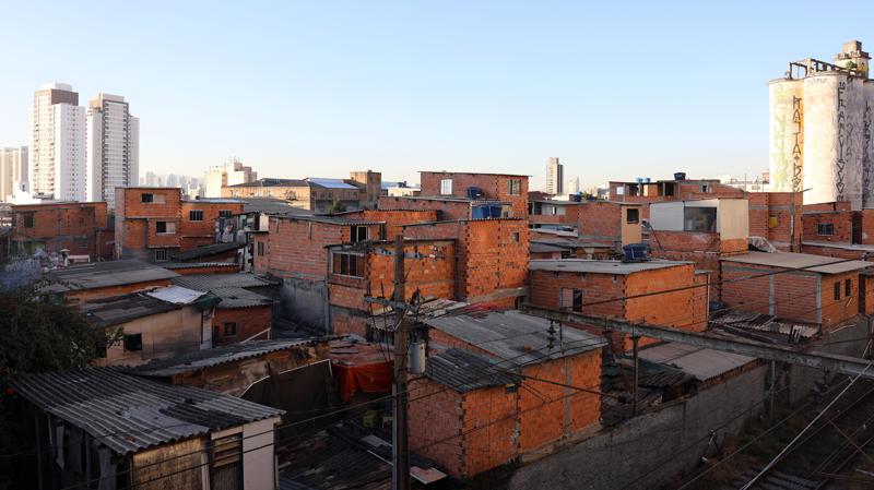 Favela do Moinho no centro da capital paulista.