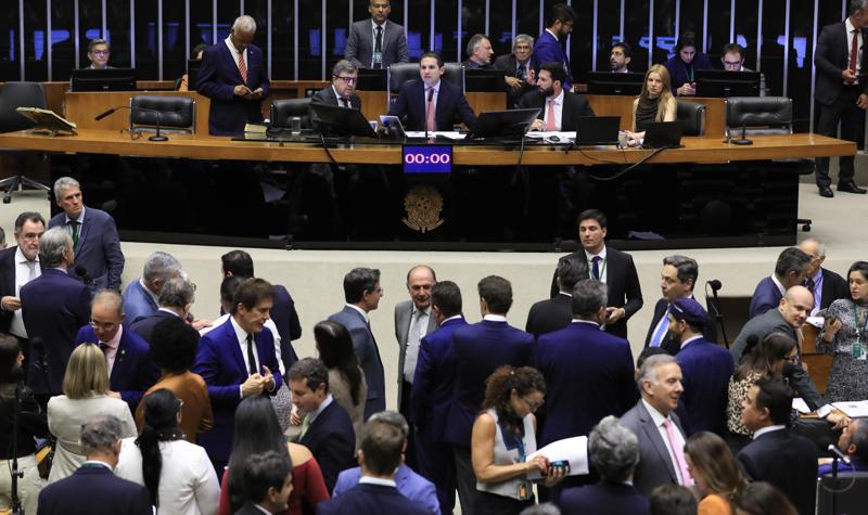 Plenário da Câmara na semana passada.