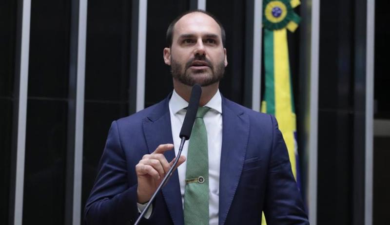 O deputado Eduardo Bolsonaro. 