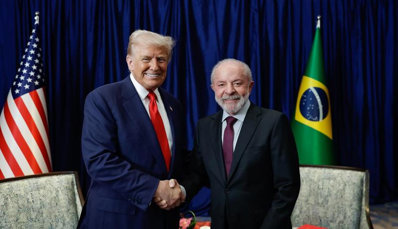 Encontro entre Lula e Trump marcou tentativa de reaproximação entre os países.  Encontro entre Lula e Trump marcou tentativa de reaproximação entre os países.