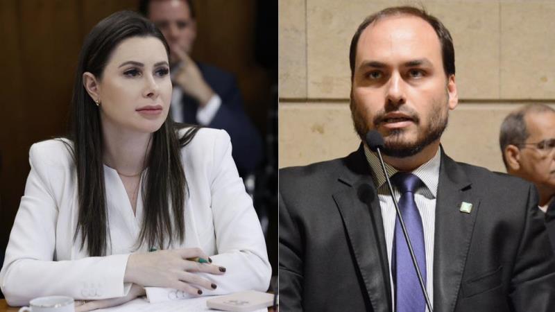 Caroline de Toni considera sair do PL para disputar ao Senado em parceria com Carlos Bolsonaro. Caroline de Toni considera sair do PL para disputar ao Senado em parceria com Carlos Bolsonaro.