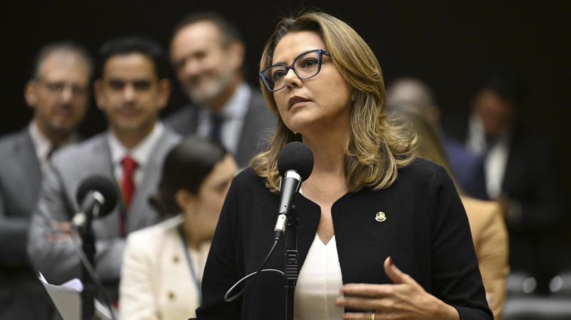 Em pronunciamento, à bancada, senadora Leila Barros (PDT-DF). Em pronunciamento, à bancada, senadora Leila Barros (PDT-DF).