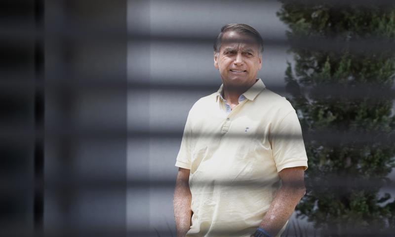 Bolsonaro está em prisão domiciliar desde 4 de agosto.