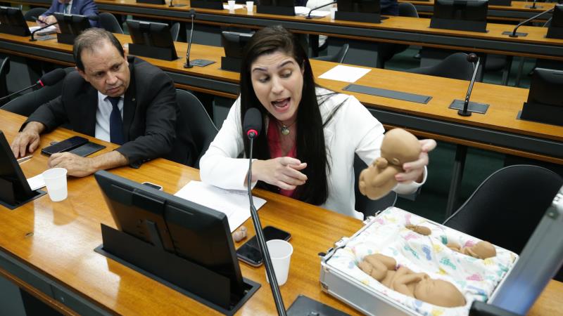 Projeto é de autoria da deputada Chris Tonietto, uma das principais opositoras da descriminalização do aborto no Congresso.