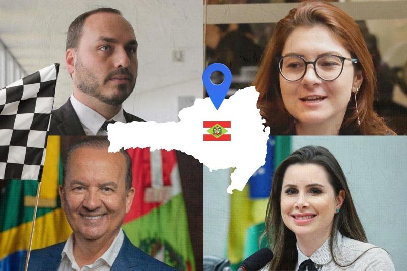 Carlos Bolsonaro enfrenta resistência de lideranças locais do PL, que defendem a elaboração de chapa formada por políticos catarinenses ao Senado.