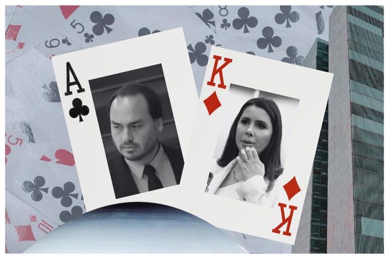 Candidatura de Carlos Bolsonaro em Santa Catarina abriu crise no PL, e Caroline de Toni ameaça deixar o partido para se manter na disputa ao Senado.