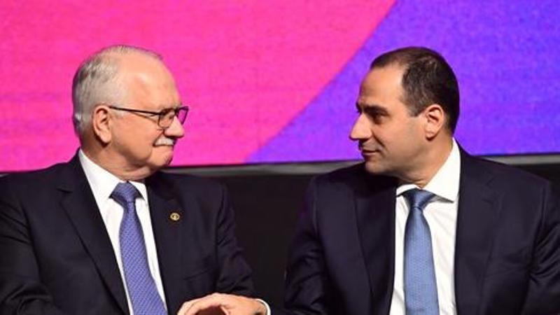 Ministro Edson Fachin e o presidente da OAB, Betto Simonetti.