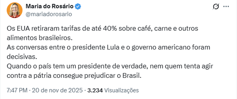 Publicação de Maria do Rosário. 