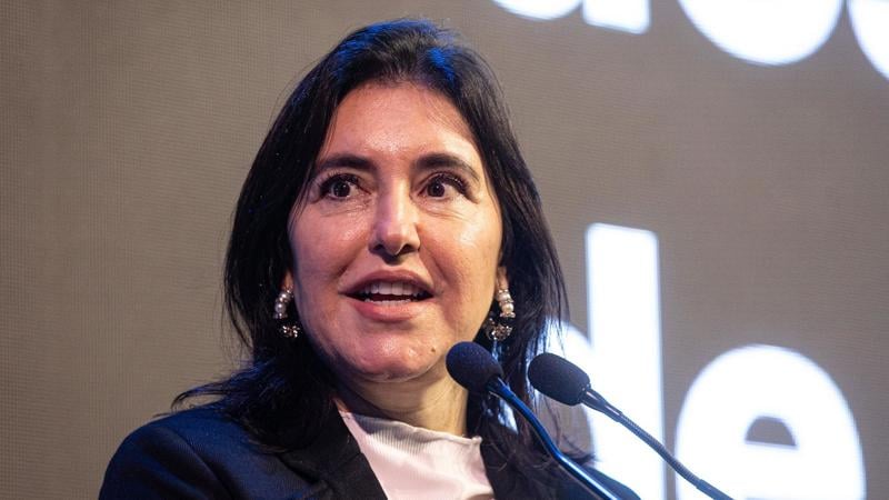 Ministra participa do evento anual da Febraban.