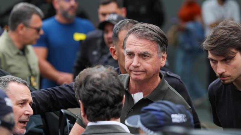 Bolsonaro está preso preventivamente desde sábado.
