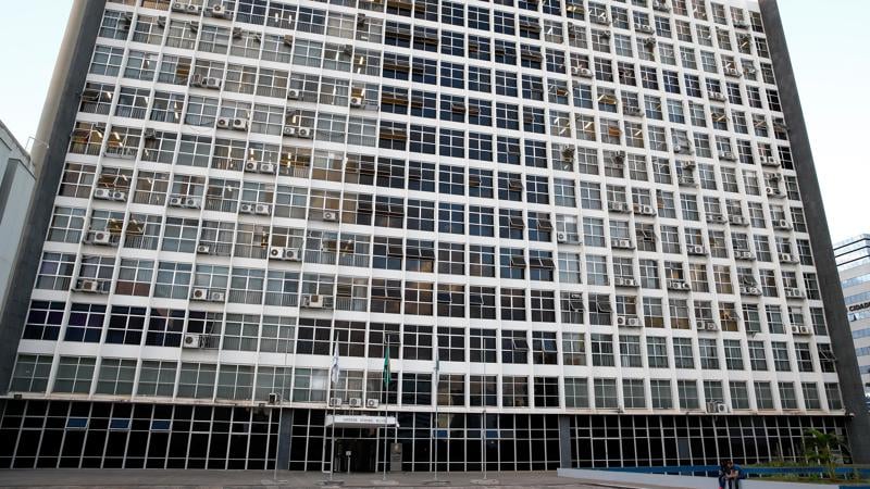 Fachada do Superior Tribunal Militar, localizado na Praça dos Tribunais Superiores, em Brasília.