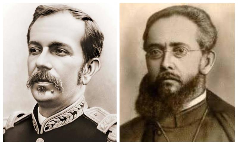 O ex-presidente Floriano Peixoto e o médico Barata Ribeiro, que teve seu nome rejeitado pelo Senado para integrar o STF.