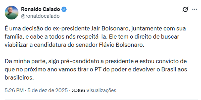 Ronaldo Caiado.