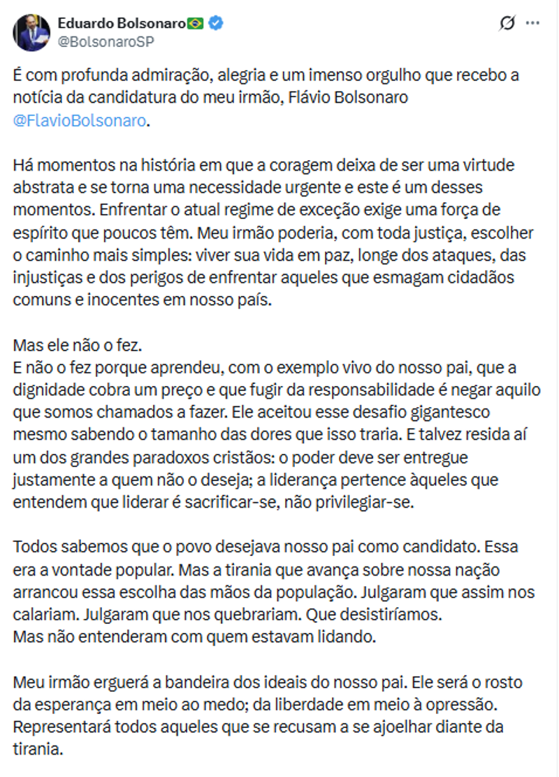 Eduardo Bolsonaro.