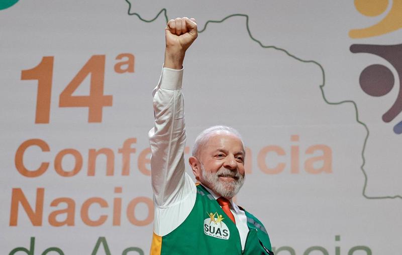 Presidente Lula durante a 14ª Conferência Nacional de Assistência Social, em Brasília.
