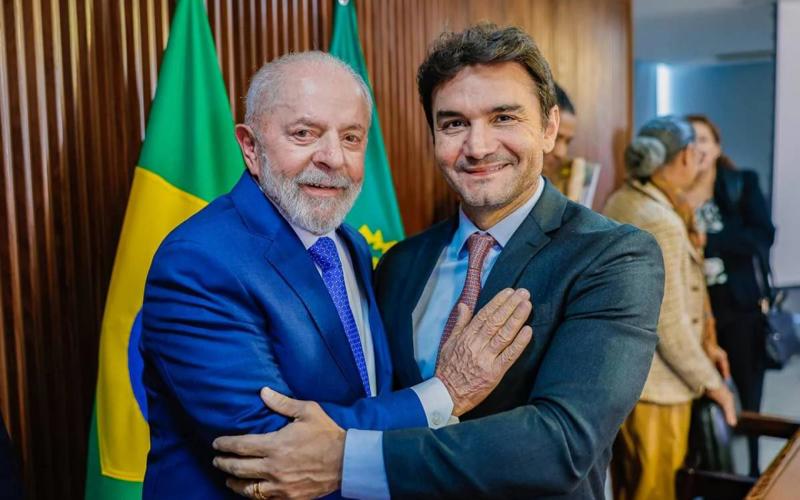 Lula e Celso Sabino.