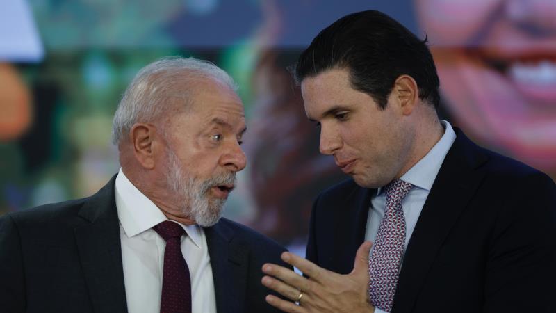 Hugo Motta e Lula: governo e Congresso viveram embates ao longo do ano.