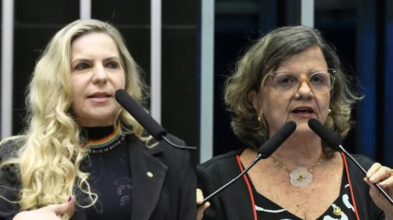 Deputada Luizianne Lins e senadora Teresa Leitão.