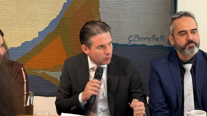 Presidente da Câmara, Hugo Motta.