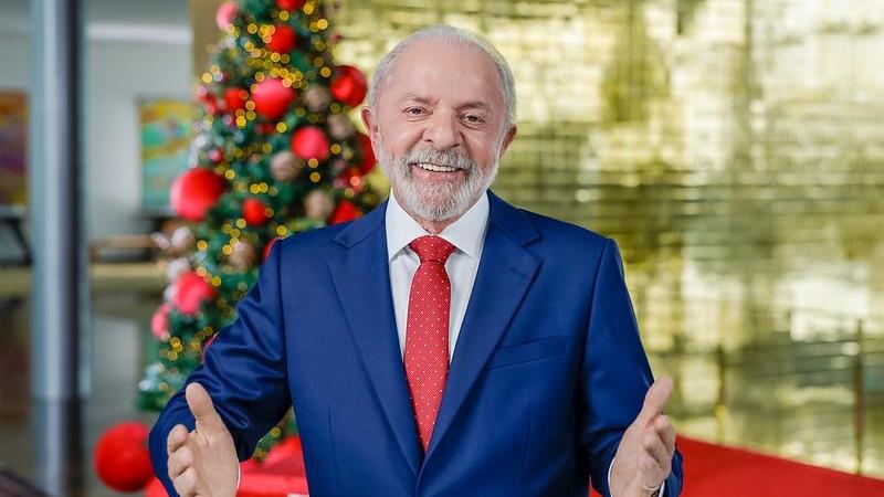 O presidente Lula realizou pronunciamento oficial de Natal nesta quarta-feira (24).