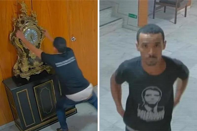 Réu do 8 de Janeiro cumpre pena no presídio Professor Jacy de Assis. 