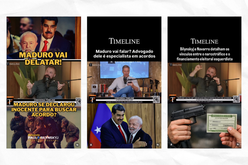 Três vídeos foram publicados na quarta-feira (7).