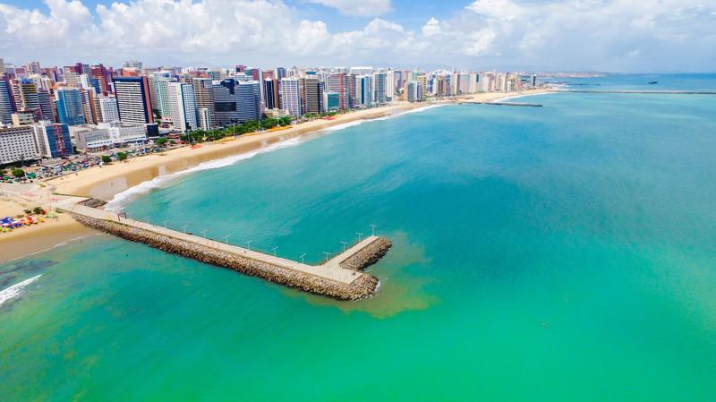 Praia do Meireles, em Fortaleza (CE).