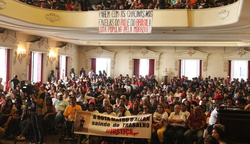 Audiência Pública Operações Escudo/Verão, organizada pela Ouvidoria de Polícia de São Paulo e Ouvidoria Nacional dos Direitos Humanos. 