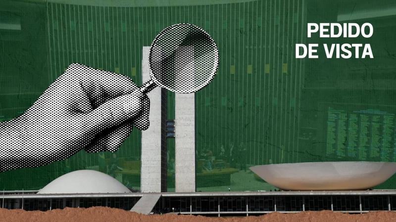 Direito ao pedido de vista está previsto no regimento interno da Câmara e do Senado.