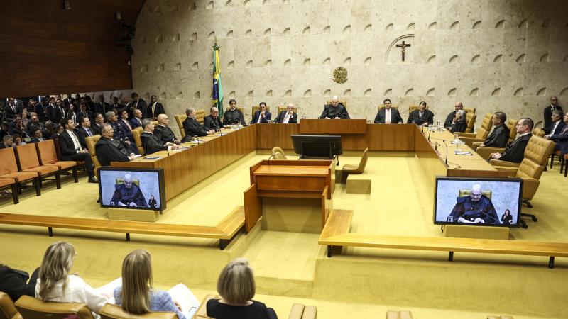 Sessão de abertura do ano no Judiciário contou com a presença dos chefes dos Três Poderes.