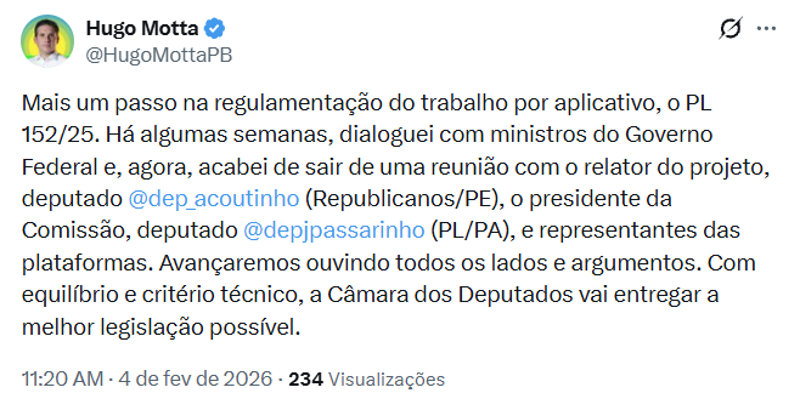 Motta se reuniu com os deputados Coutinho e Passarinho.