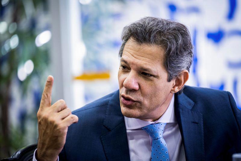 O ministro da Fazenda, Fernando Haddad: aprovação do orçamento destravaria pagamentos do Plano Safra