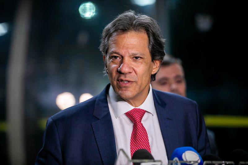 O ministro da Fazenda, Fernando Haddad