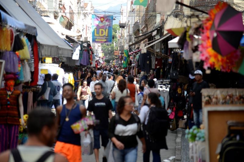 Comércio no centro do Rio de Janeiro