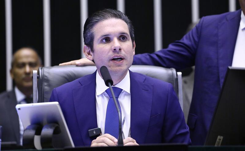 Presidente da Câmara dos Deputados, Hugo Motta.