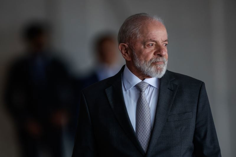 O presidente Lula: pesquisa CNT registrou queda na aprovação