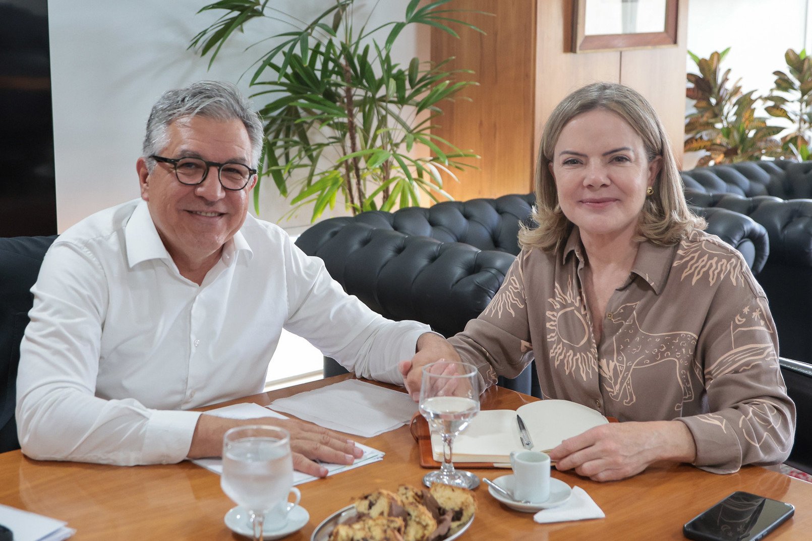 Gleisi Hoffmann assume a SRI no dia 10, mesmo dia em que Padilha assume o Ministério da Saúde.